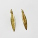 Vintage KJL Leaf Dangle Earrings