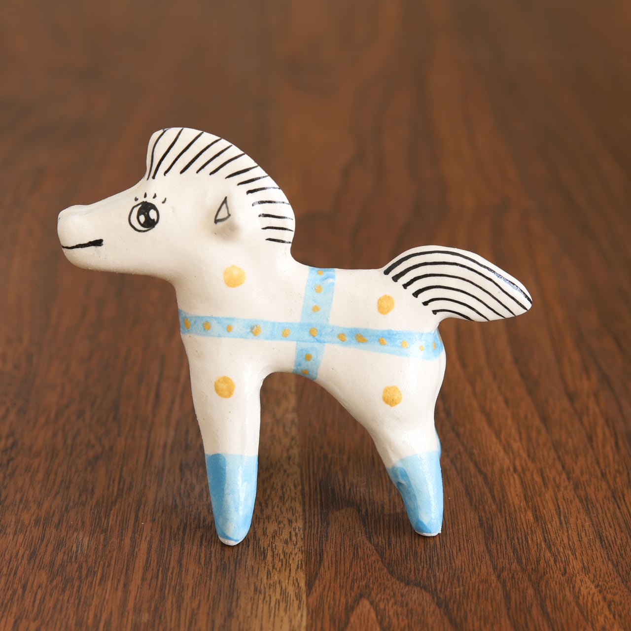 山口祥治 干支フィギュア 午(ウマ)「ウマジャロウ UJ-111」 工房:喜鶴製陶(有田焼)