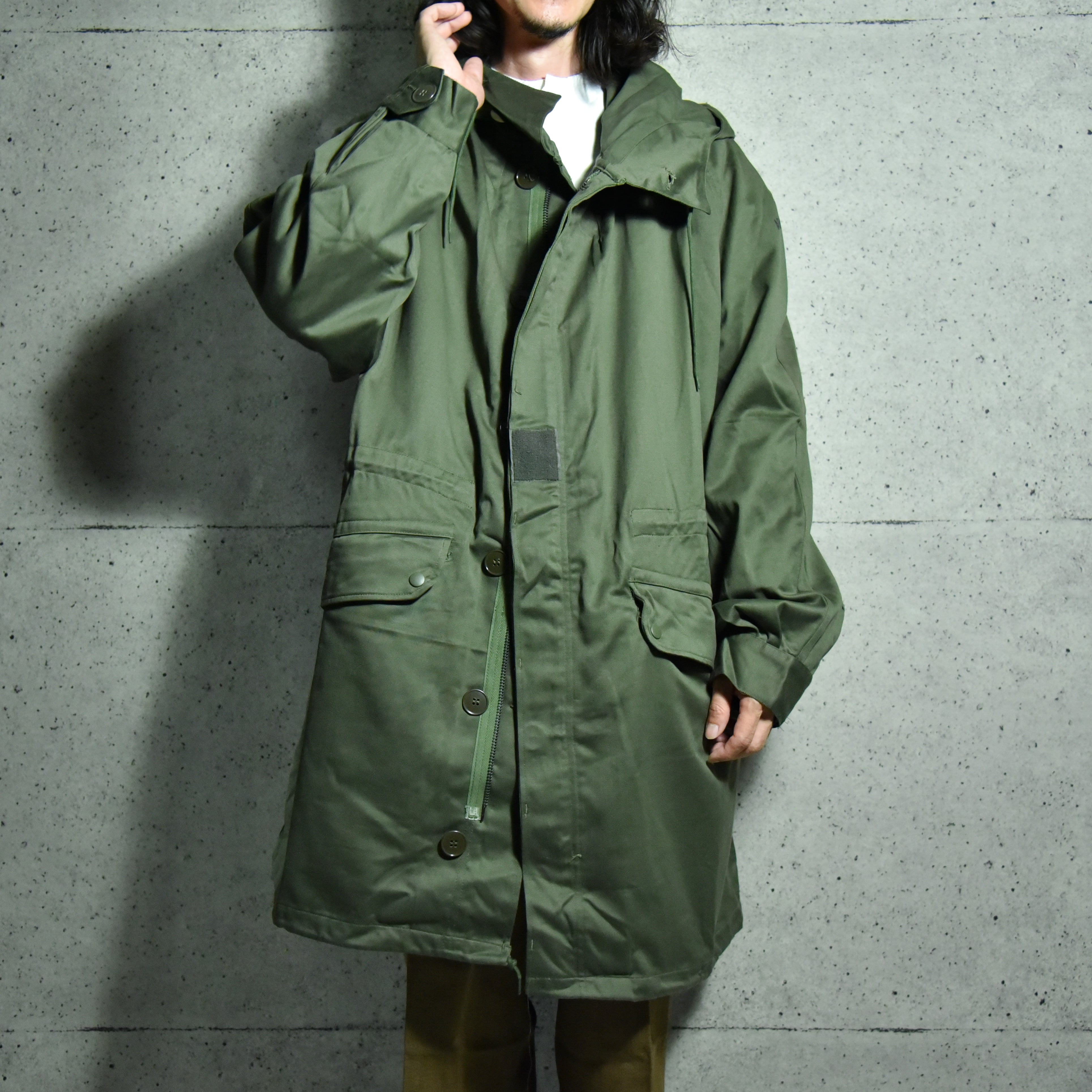 DEAD STOCK】70〜80s French Army M-64 Field Coat & Boa Liner