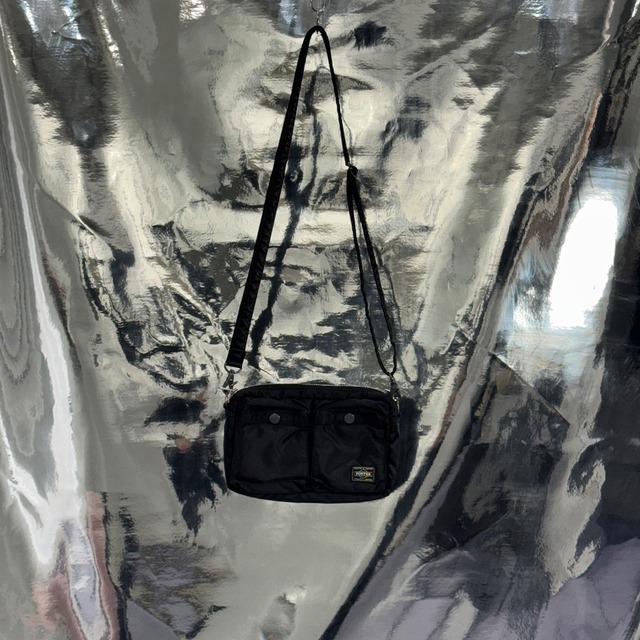 PORTER TANKER SHOULDER bag ブラック ナイロン ポーター