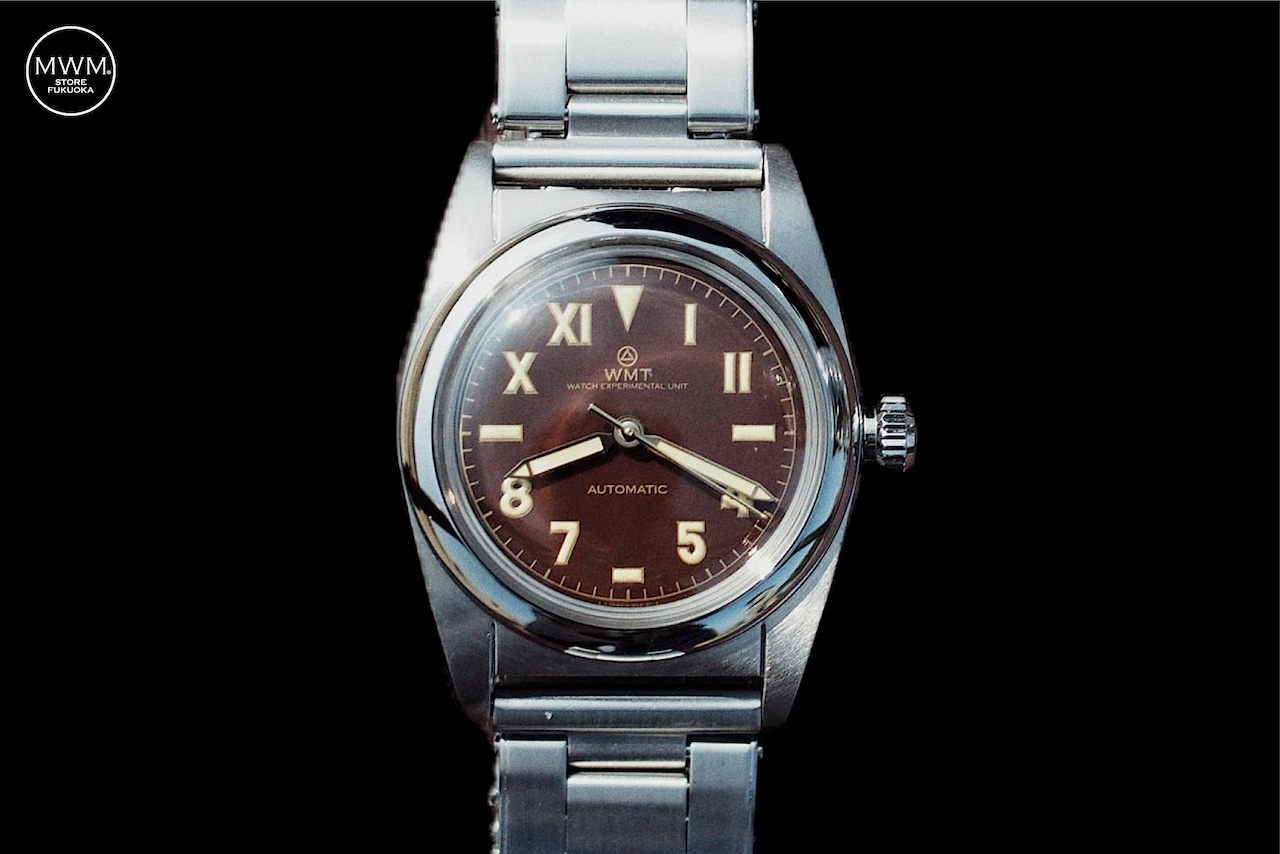 WMT WATCHES W15 – 9912 / Aged / Brown Dial / Metal Bracelet