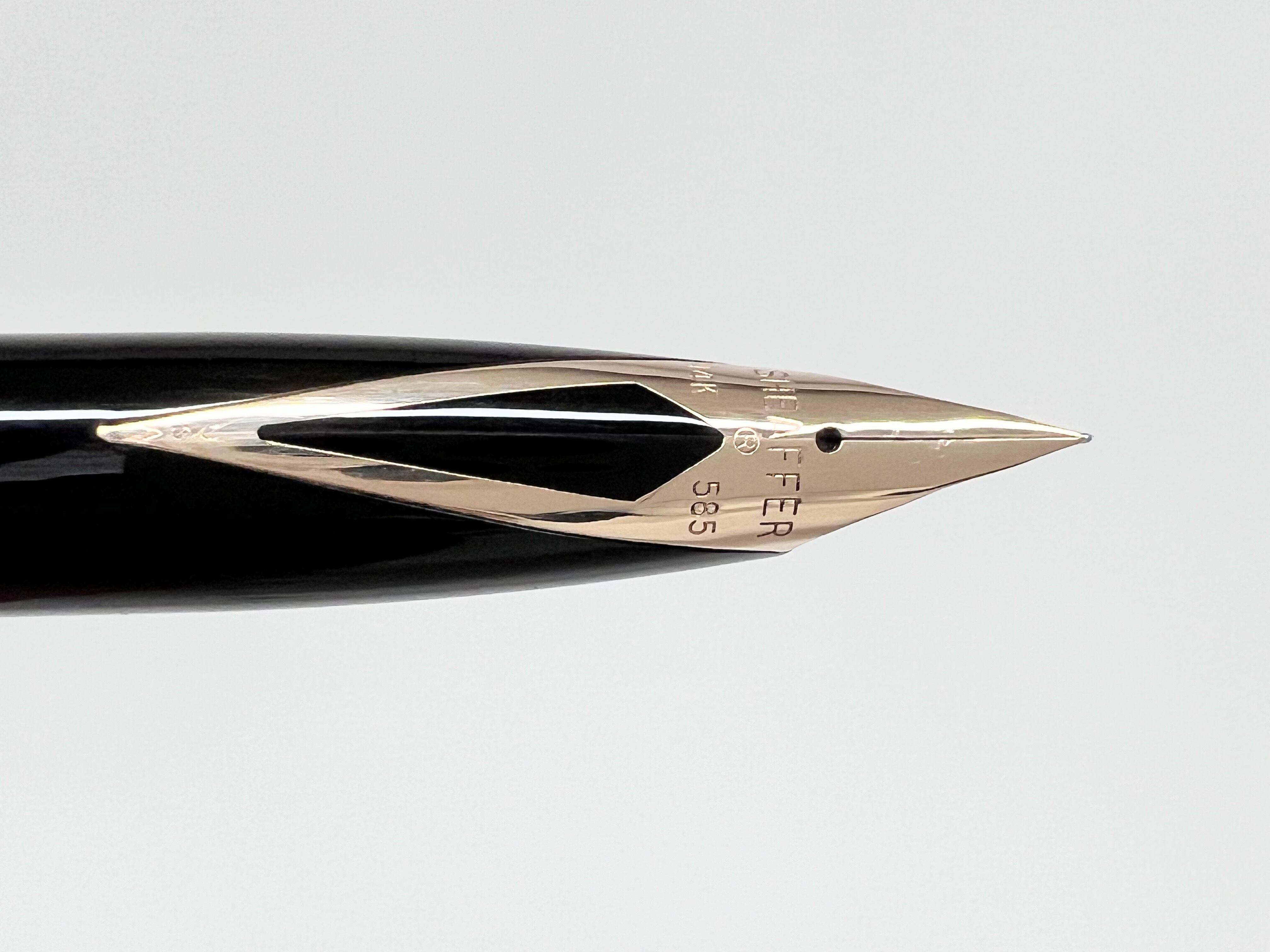 Sheaffer タルガ 1004モデル ペン先14K シルバー製 1976 シェーファー タルガ 1004 SHEAFFER Targa 1004 （細字） 14K