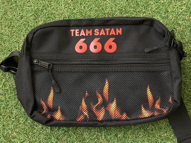 TEAM SATAN 666 SHOULDER BAG FLAME IF5592