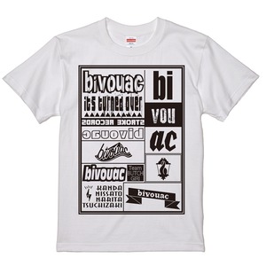 bivouac リバイバルTシャツ (ホワイト×ブラック)サイズXXXL