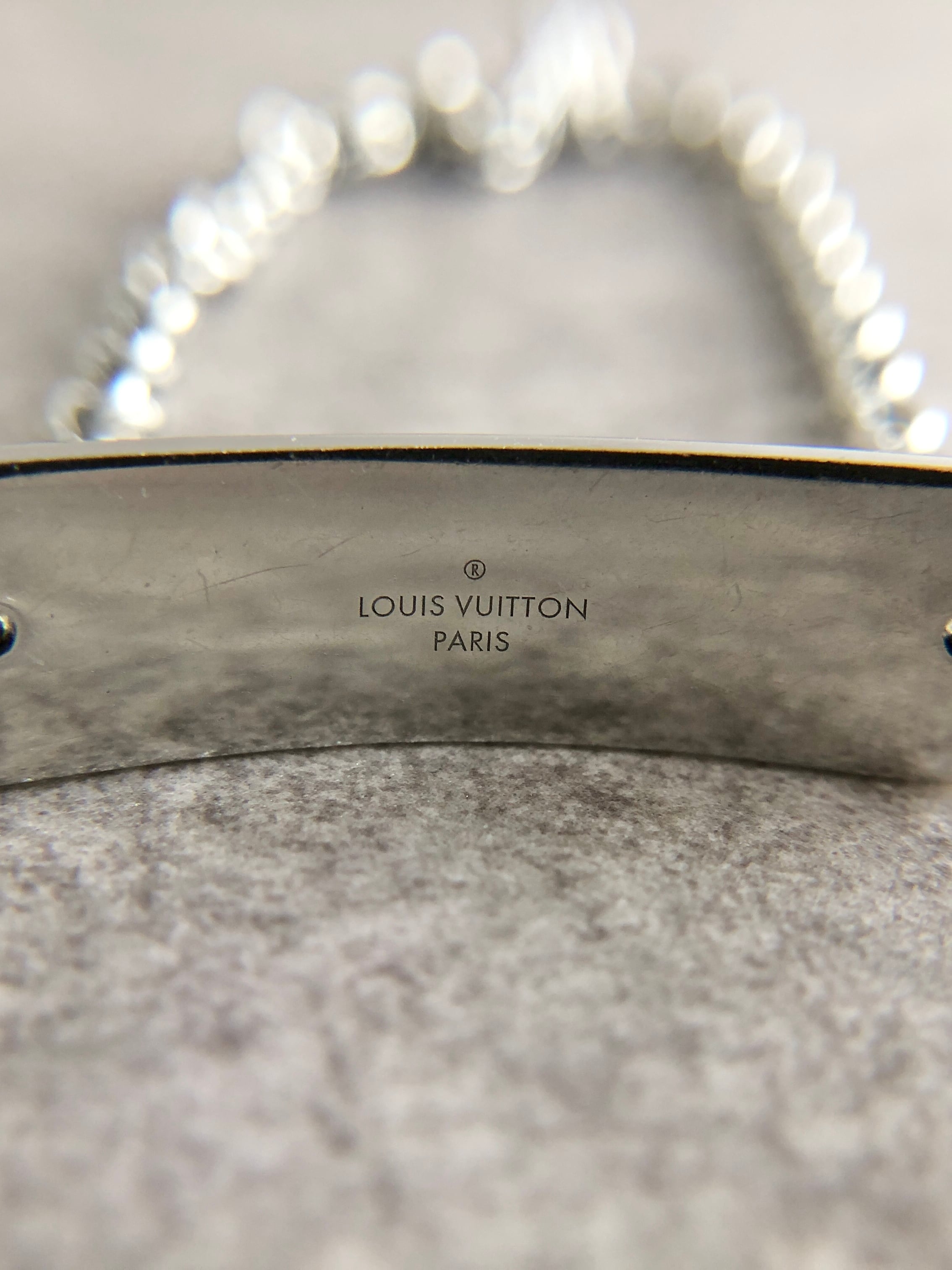 LOUIS VUITTON ルイヴィトン モノグラム ブレスレット シルバー
