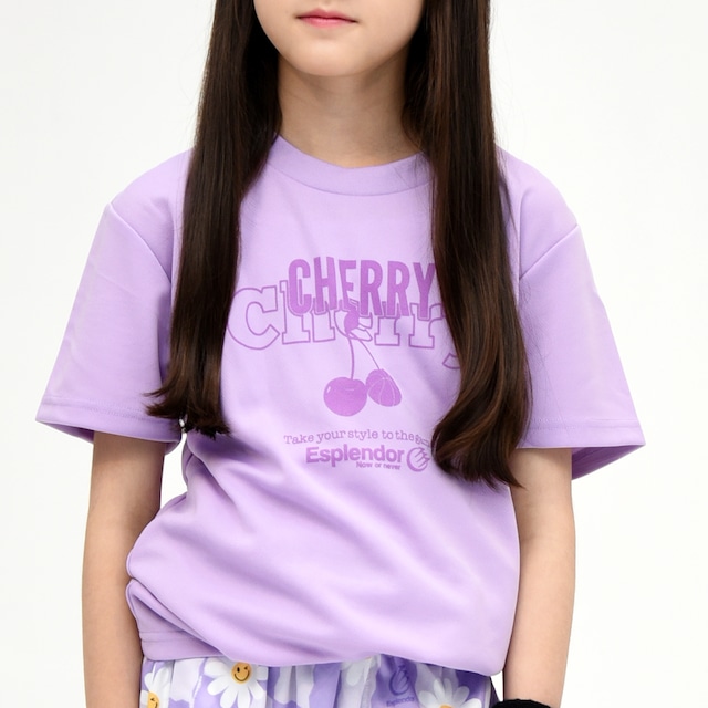 【NEW】さくらんぼ Tシャツ(パープル)