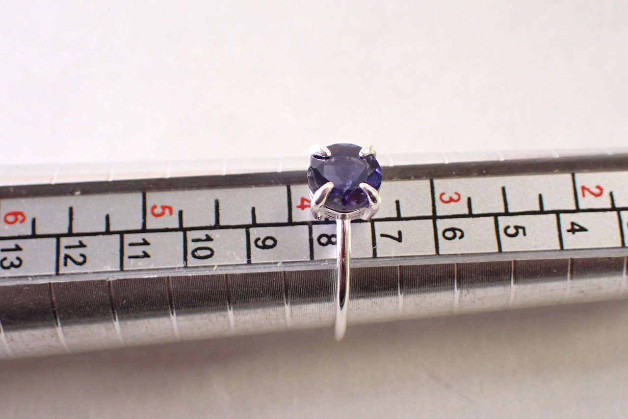 アイオライトリング　0.70ct　[C7‐444]