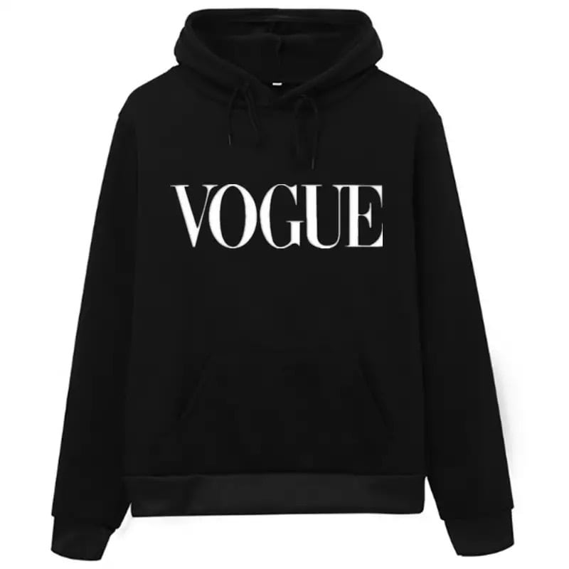 正規品 VOGUE ロゴ刺繍パーカー グレー-