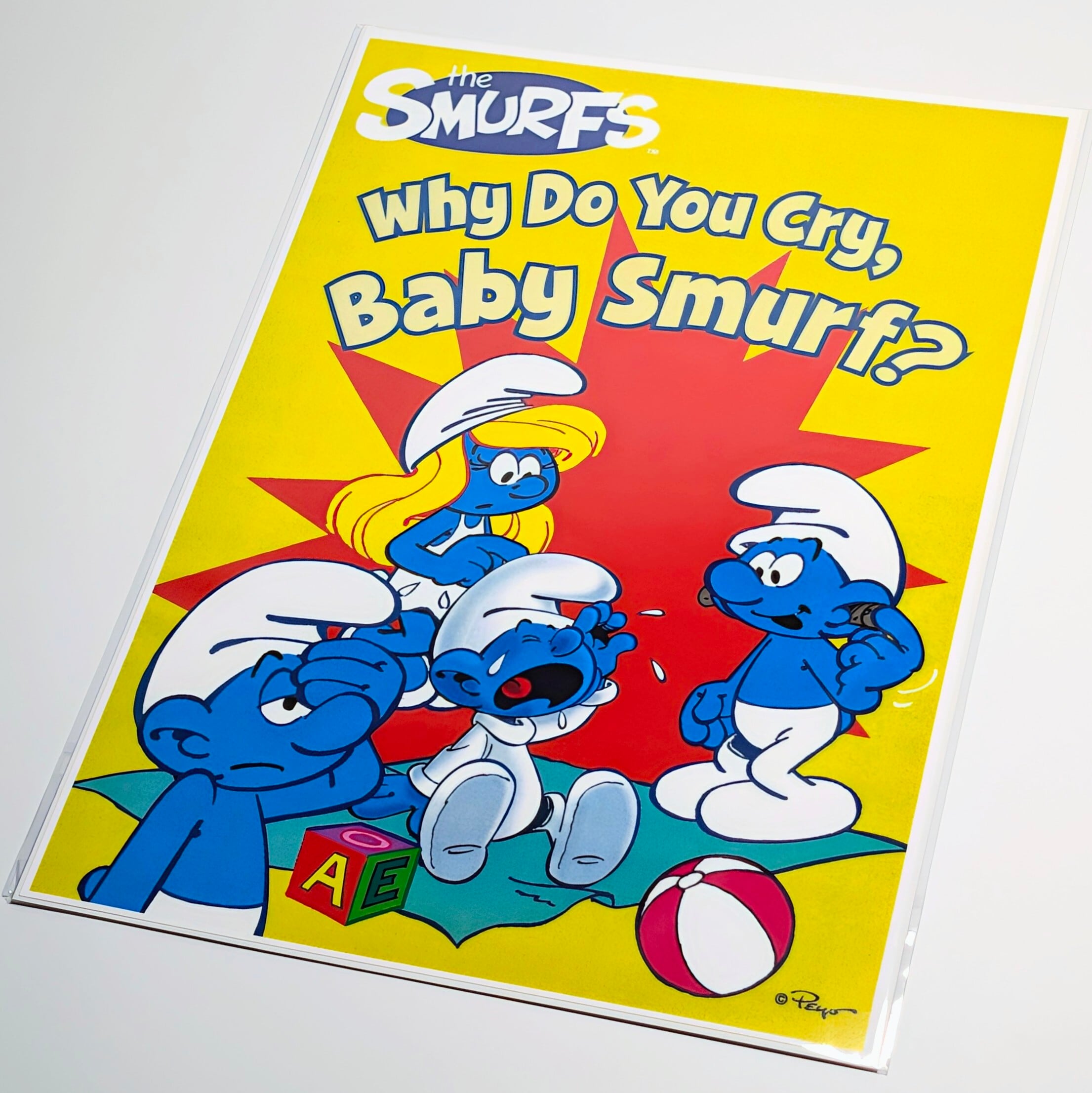 ♫ちょうどいいB4ポスター♫【 Smurf ( スマーフ)】スマーフェット〚アメリカン雑貨 アメトイ〛