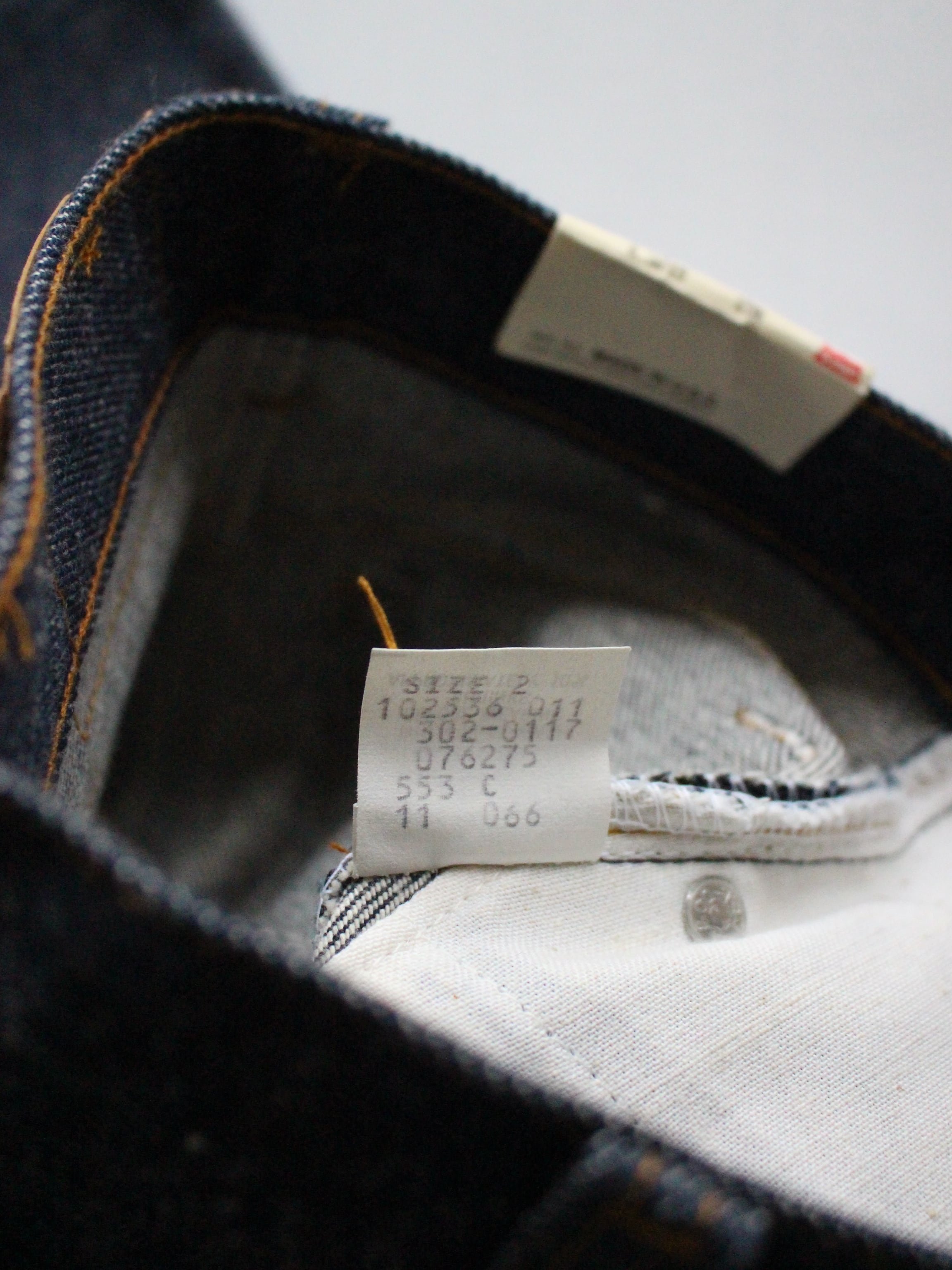 80s Levis 302−0117 BABY VINTAGE USA製