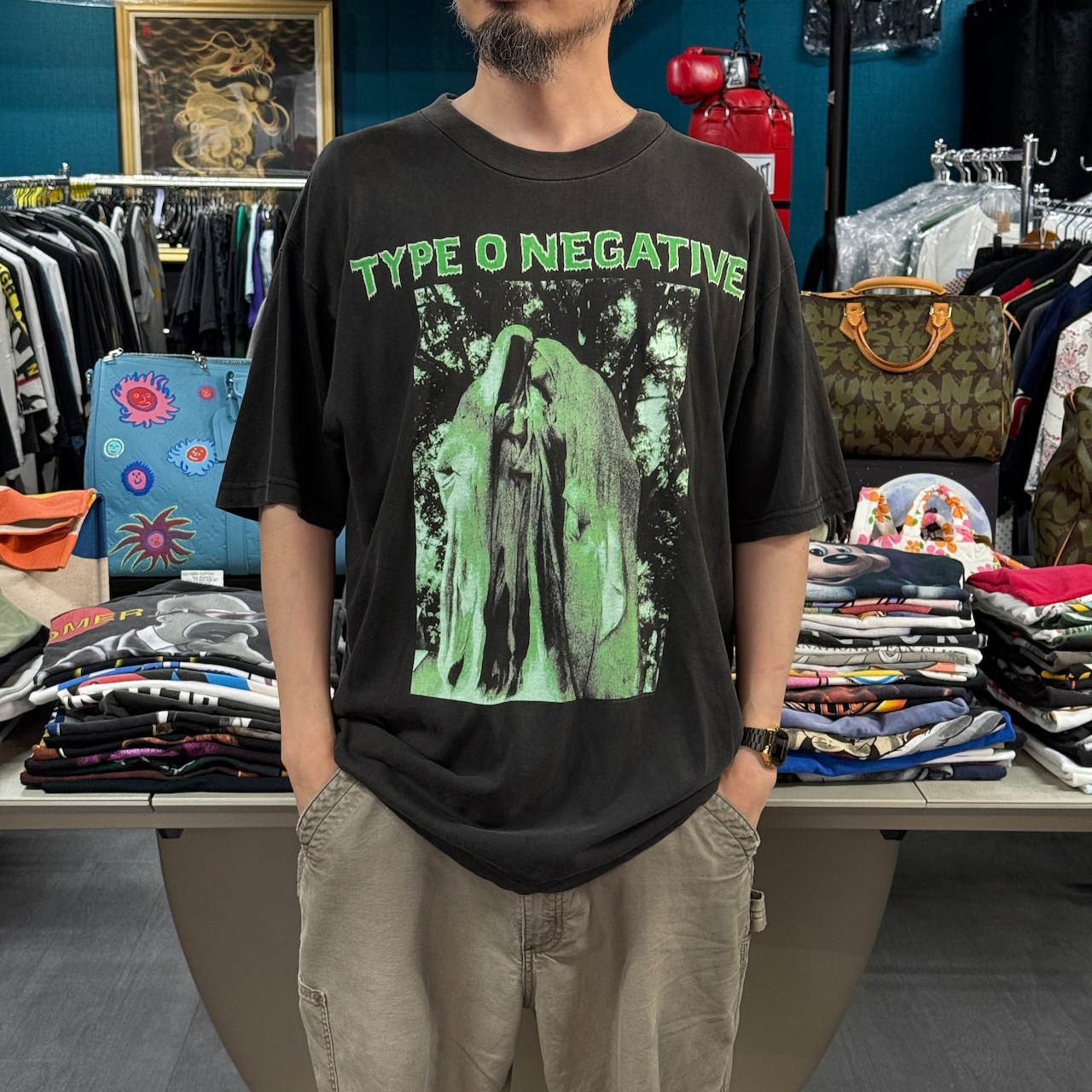 【TYPE O NEGATIVE】タイプ・オー・ネガティヴ "BEG TO SERVE 1313" 90's Vintage Tシャツ