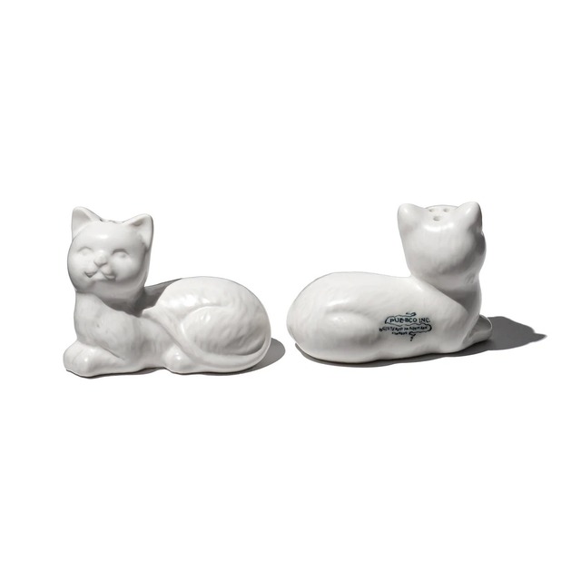 PUEBCO「CERAMIC SALT & PEPPER SHAKER SET . Cat/Mushroom」