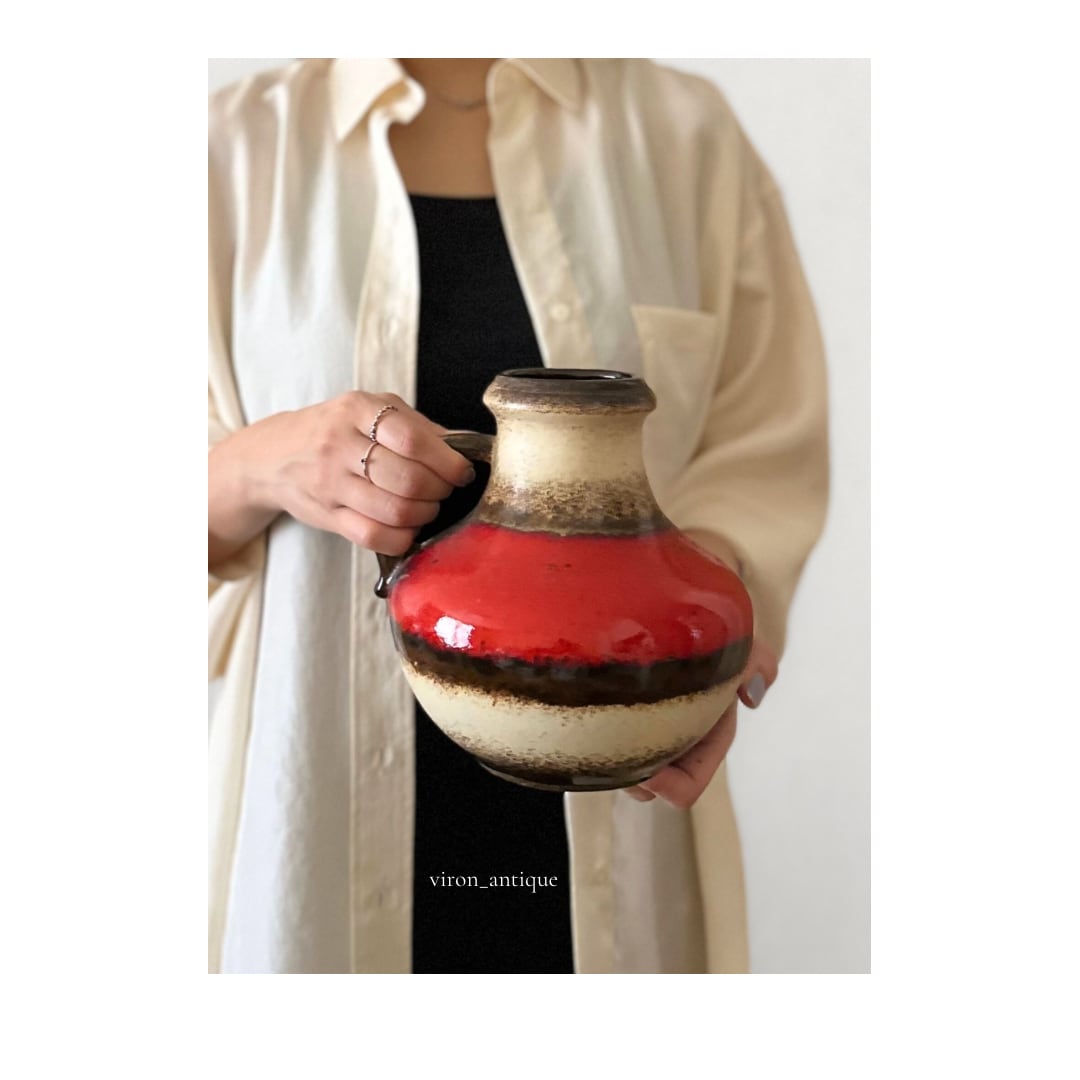 Scheurich / “FAT LAVA” フラワーベース 18cm