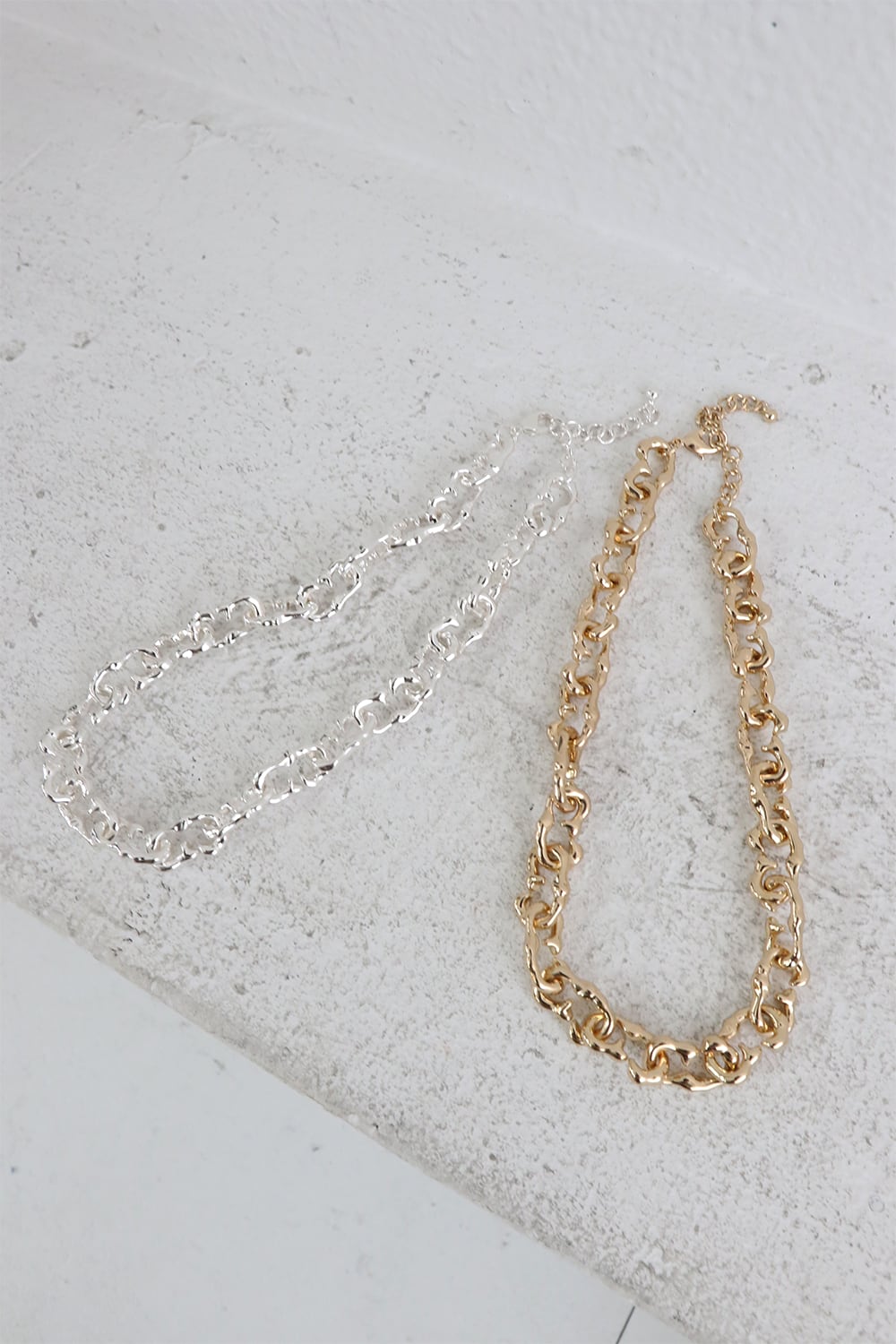 デコボコチェーンネックレス / Bumpy Chain Necklace(25P49003H)
