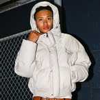 OG LOGO HOODED PUFFER JACKET