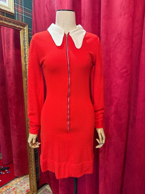 英国　70’ｓ Vintage ワンピース