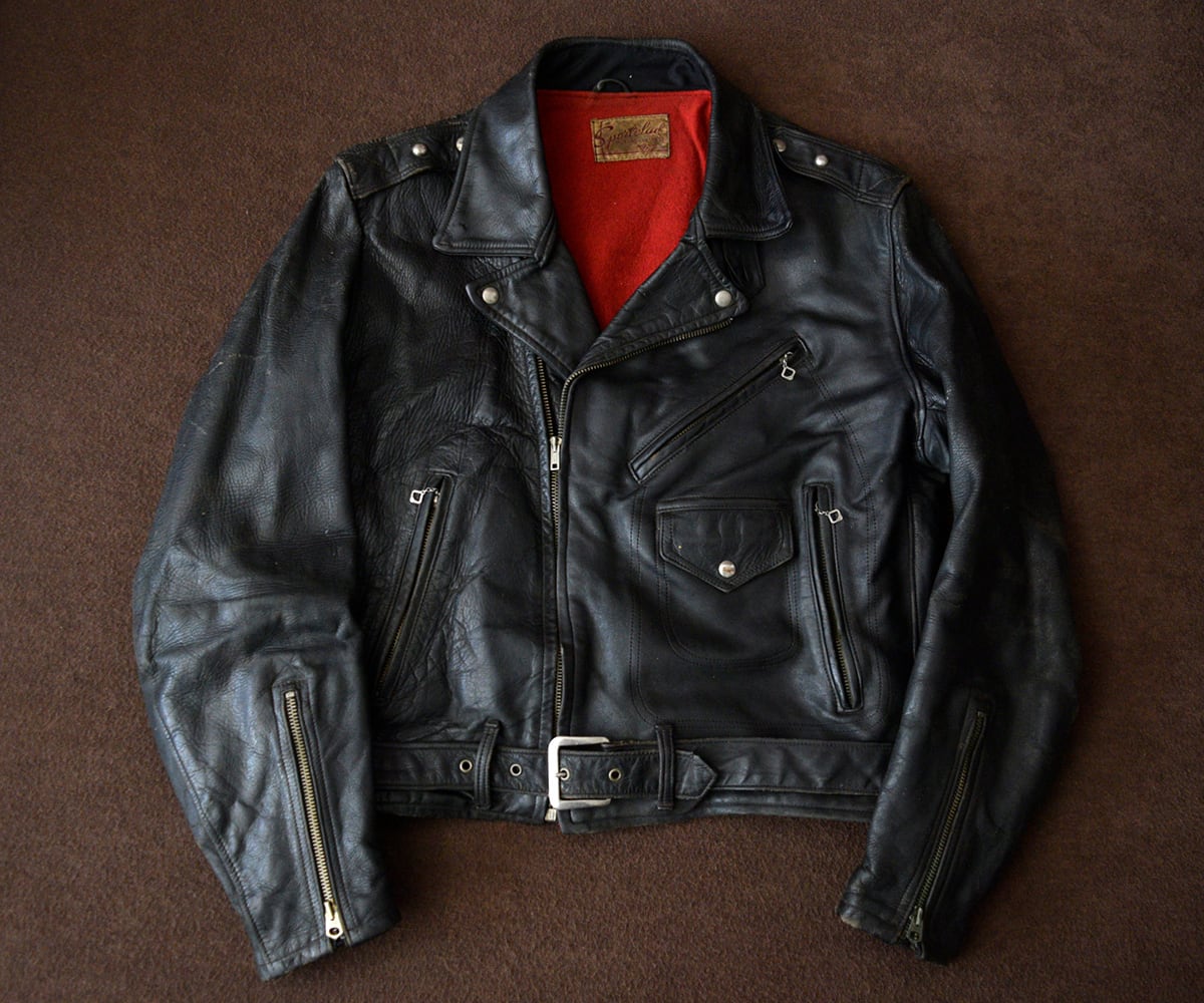 40s Sport clad ヴィンテージレザージャケット 40s SPORTCLAD HORSEHIDE RIDERS 40 | SECOND TIME GLORY