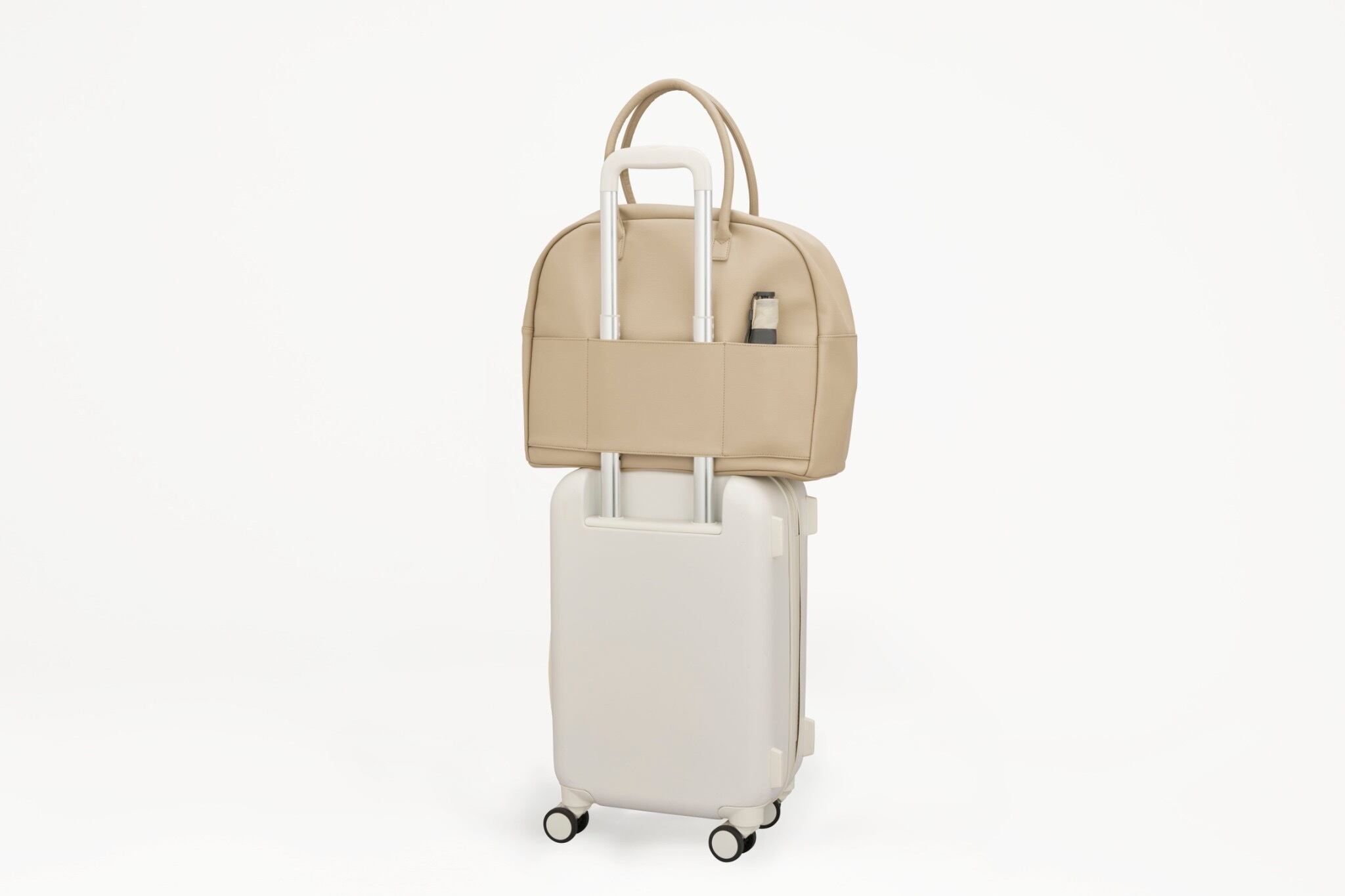 30L) Cactus Vegan Leather Weekend Boston Bag／ビーガンレザー 