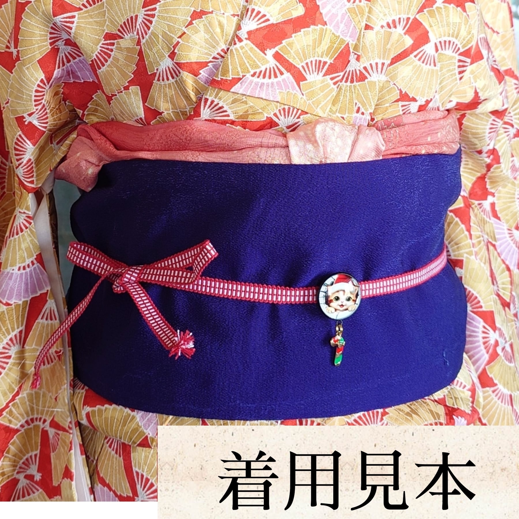 月末お値下げ❣️久留米木綿紬セットM 新品・月うさぎ帯留・蜂寝付け・三分紐・三重紐 6da4a3dfd896fe931fa890f3b79bbd