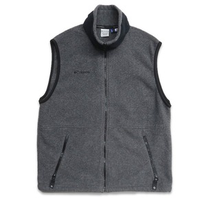 古着 コロンビア Columbia ジップアップ フリース ベスト グレー 表記：M　gd408443n w60121