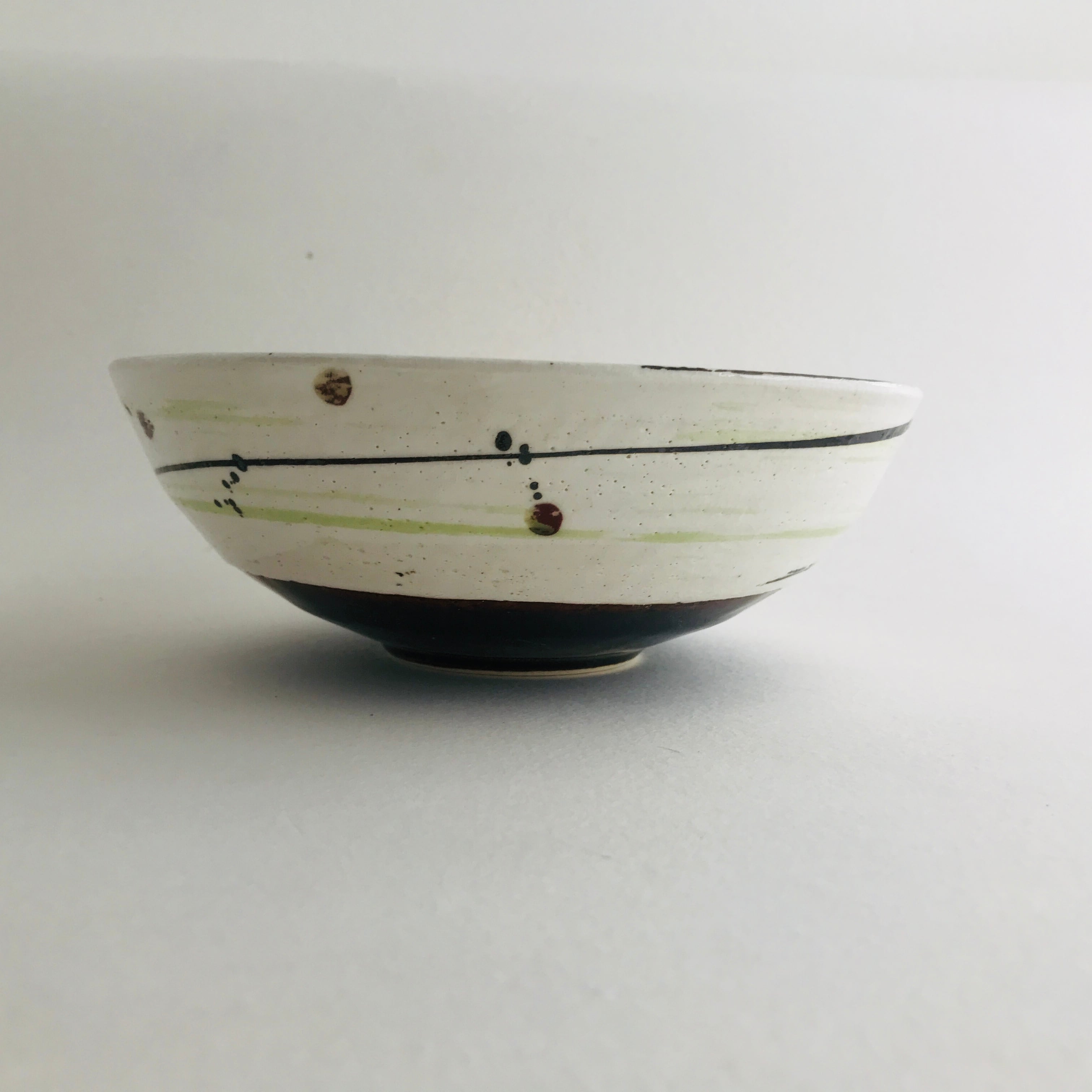 藍釉スパイラル紬bowl