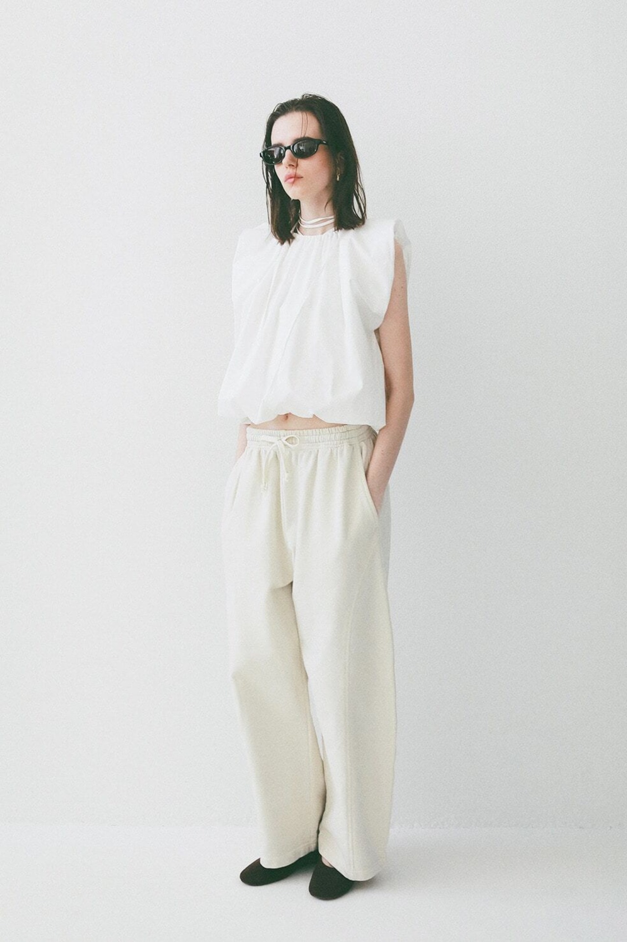 CLANE GARMENT DYE SWEAT PANTS 3色展開