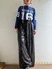70-80s Vintage Elastic Spangle Wide Pants