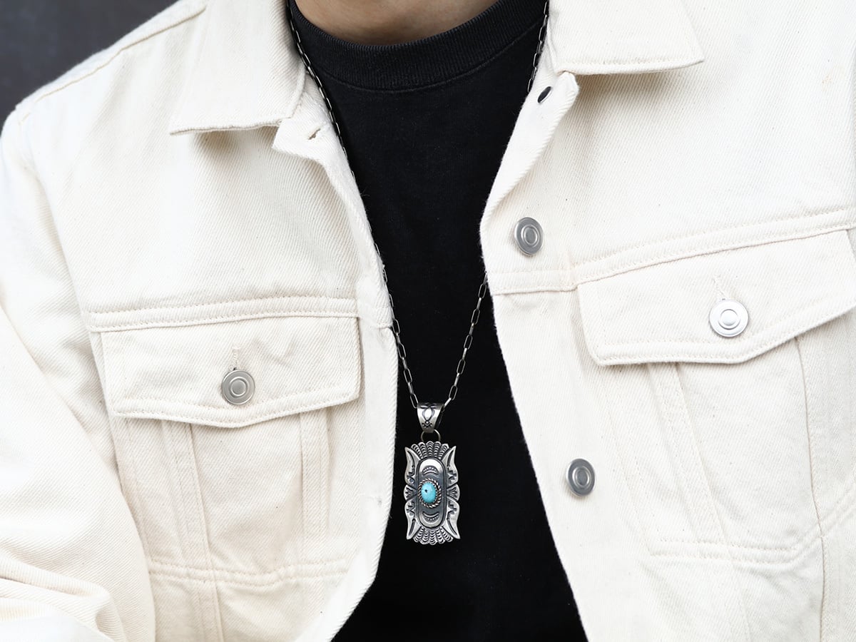 Kevin Billah ケビン ビラー Kingman Turquoise Rug Pendant with