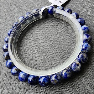 売約済み【RE023《no.8》】スノーフレークラピスラズリ　青金石　天然石