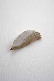 Bird wing brooch