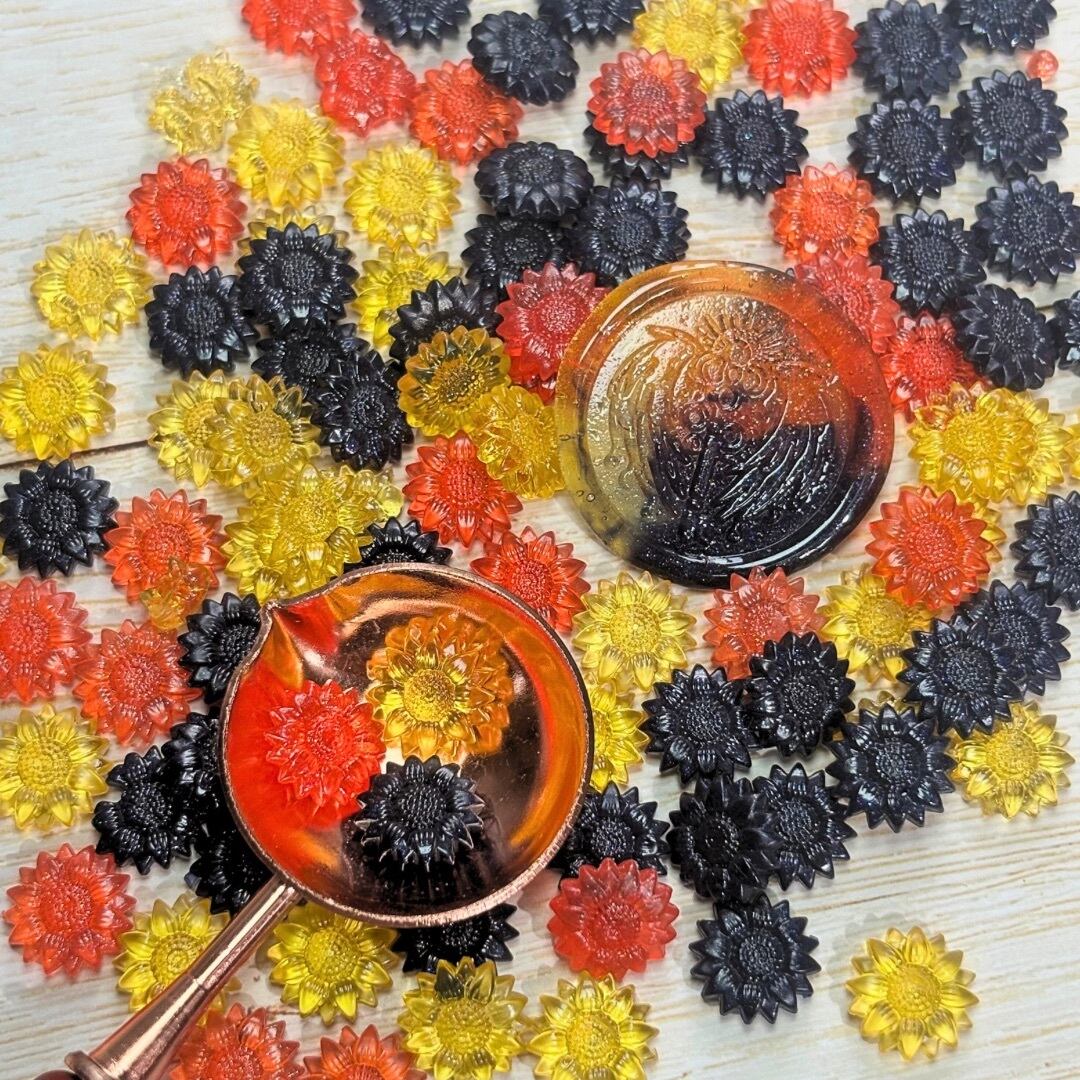 ♦︎限定出品♦︎ズニ＊ブラックシェル＊花クラスターリング ♦︎限定出品♦︎ズニ＊ブラックシェル＊花クラスターリング