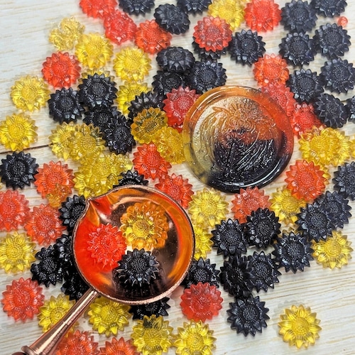 【サンフラワー型】【3種ミックス】キャンディサンフラワー　マイルド【約100粒】＃SWBS-CM