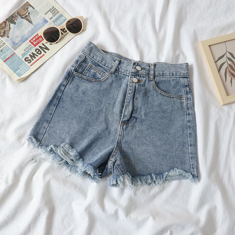 ジーンズ オータムサマーハイウェストウェストルーズスリムショーツ パンツ スプリング 春物 夏物 秋物 ブルマー 1号婦人58133521219