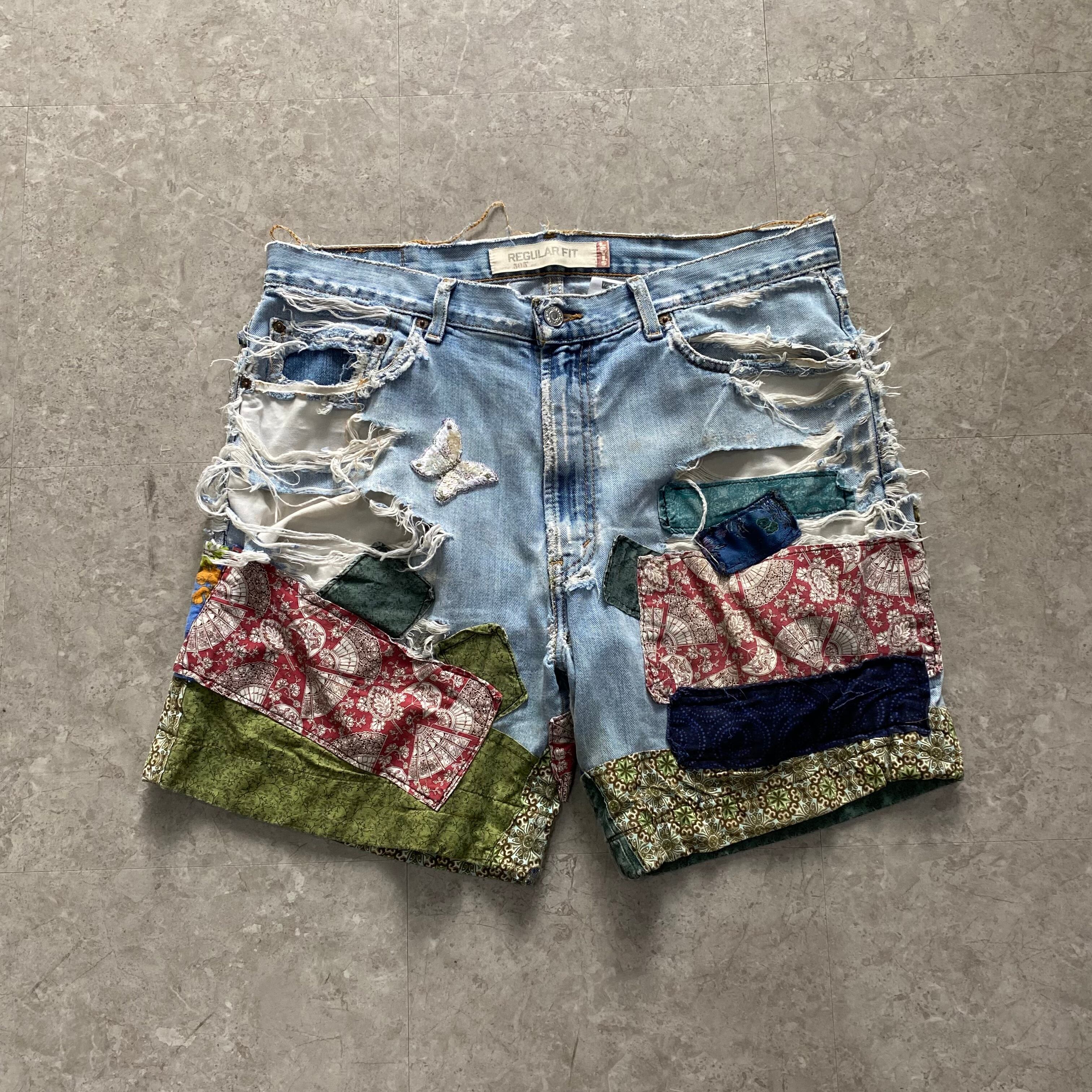 00s Levi's 501 custom denim shorts【仙台店】