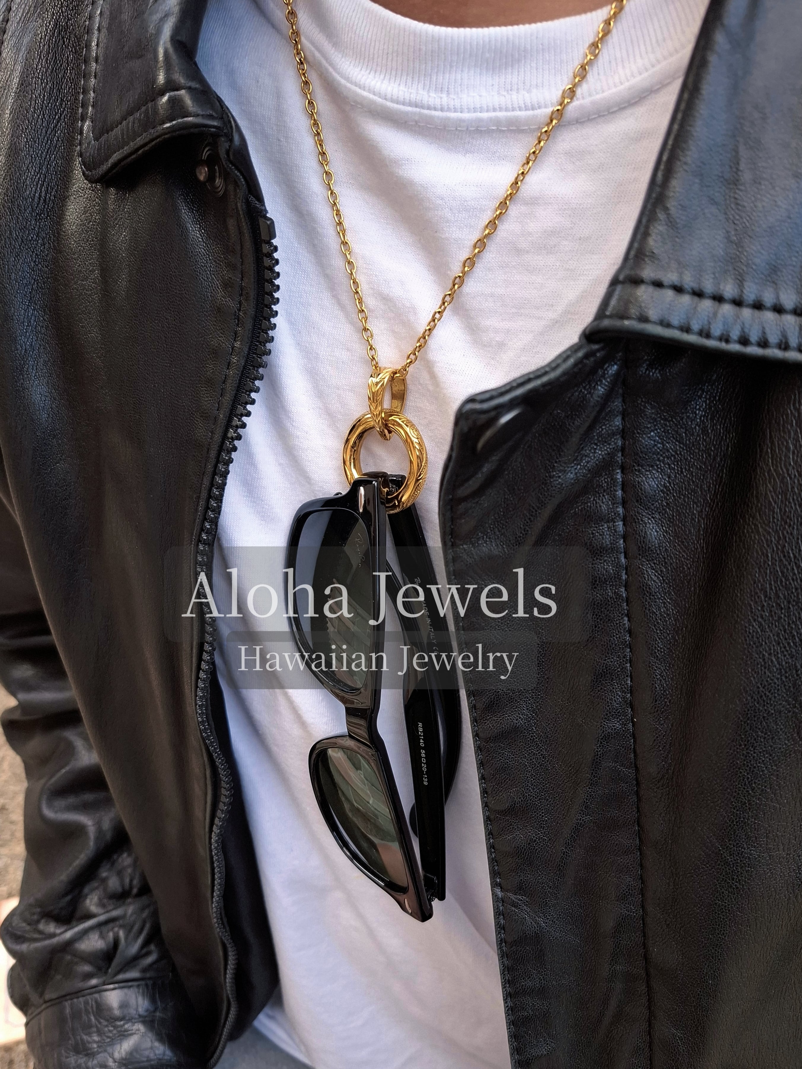 Eternal Lei Wave Scroll Necklace – ハワイアンジュエリー ネックレス