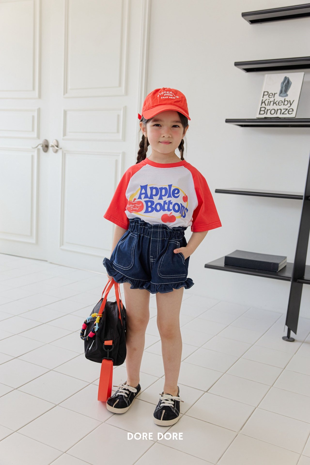 [DOREDORE] Apple Raglan Shirt (13/15) / [도레도레] 애플나그랑티셔츠 (13/15)