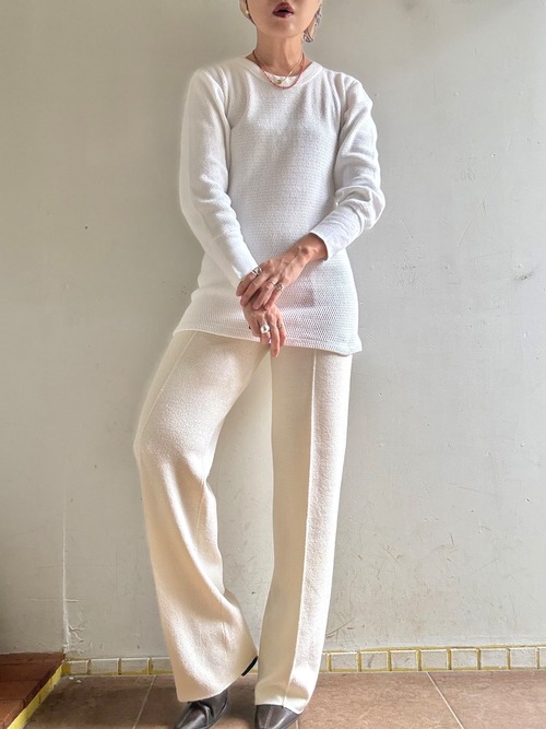 1980s "Saks Fifth Avenue" Vintage Elastic Knit Pants