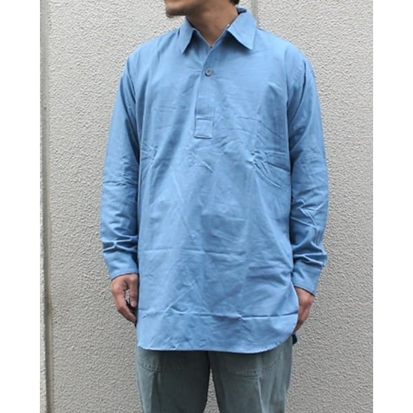 1960's Swiss Army Vintage Grandpa Smock Shirt スイス軍 ビンテージ