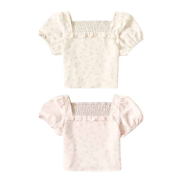 【LAST3】original meltie fleur tops-IVORY