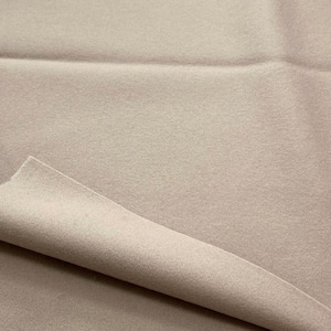 ★NY872◆2ｍ◆ラスト1点！ウール100％弱毛羽立ちソフトメルトン生地◆ピンクベージュ