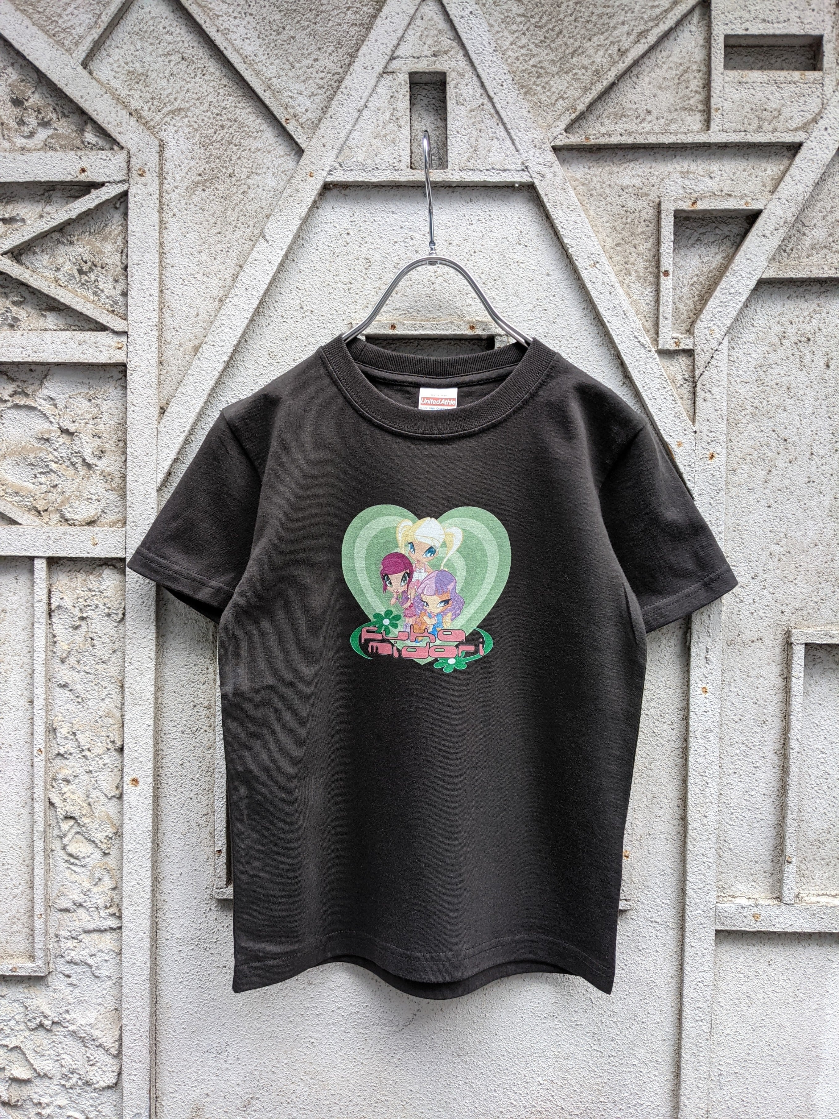 "深緑" original GAL print tee / SUMI