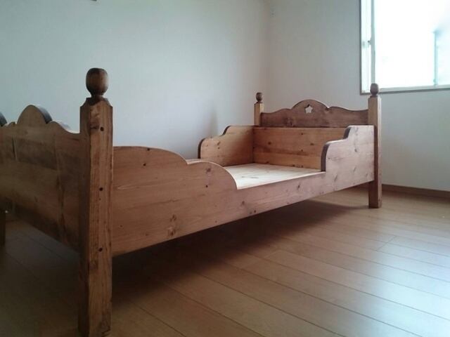 ハートボックス ベッド | オーダー家具のKINOKA