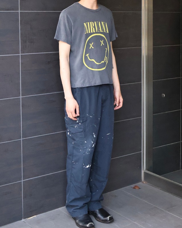 short length fade T shirt