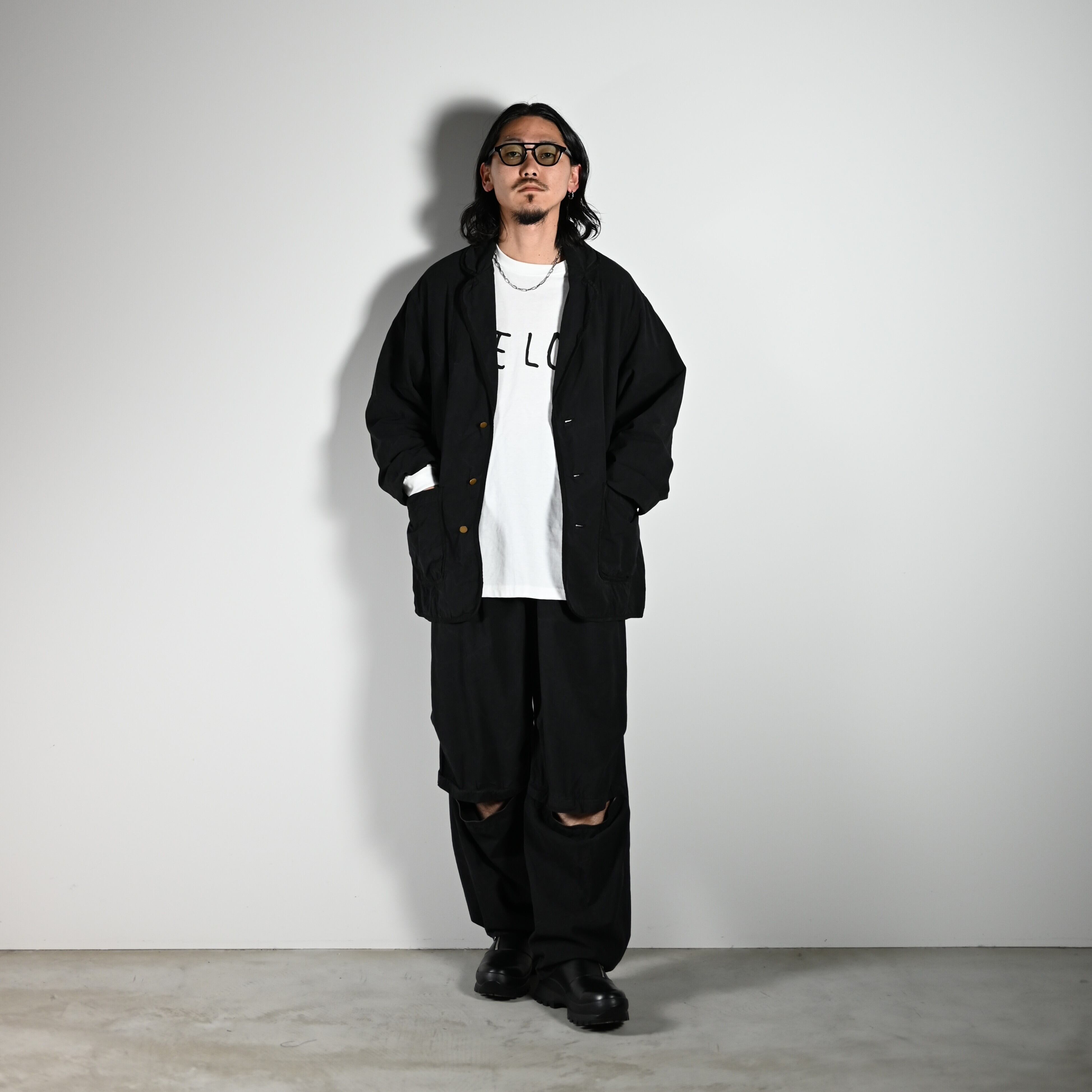 barbell object / piping jkt | GANKO