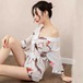 1084 ランジェリー 透明 誘惑 ローブ セクシー パジャマ ナイトガウン