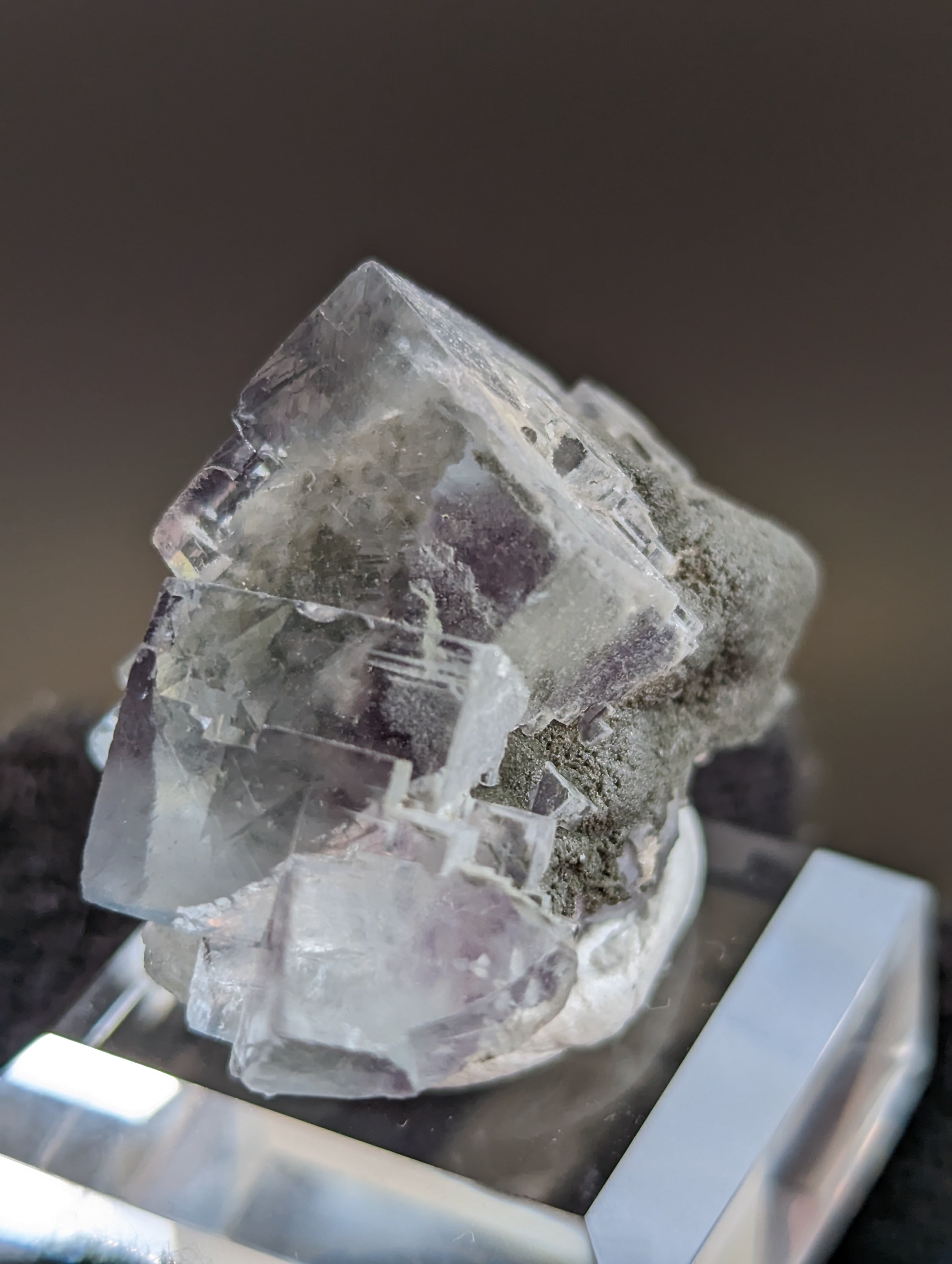 Maru様専用※直入】フローライト(蛍石)/クローライト(緑泥石) 中国  