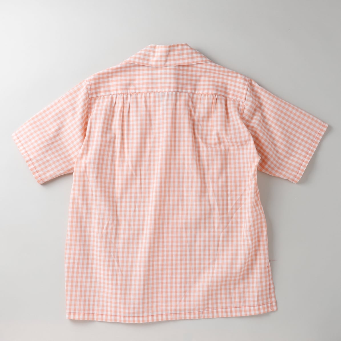 未使用】60s special Vintage cotton shirt open collar shirt made in