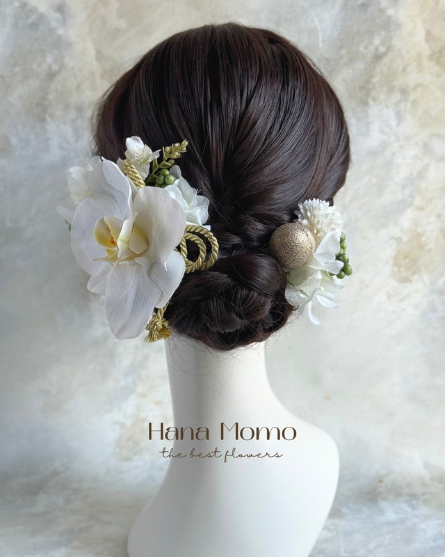 【momo様】専用　オーダー髪飾り HanaMomo
