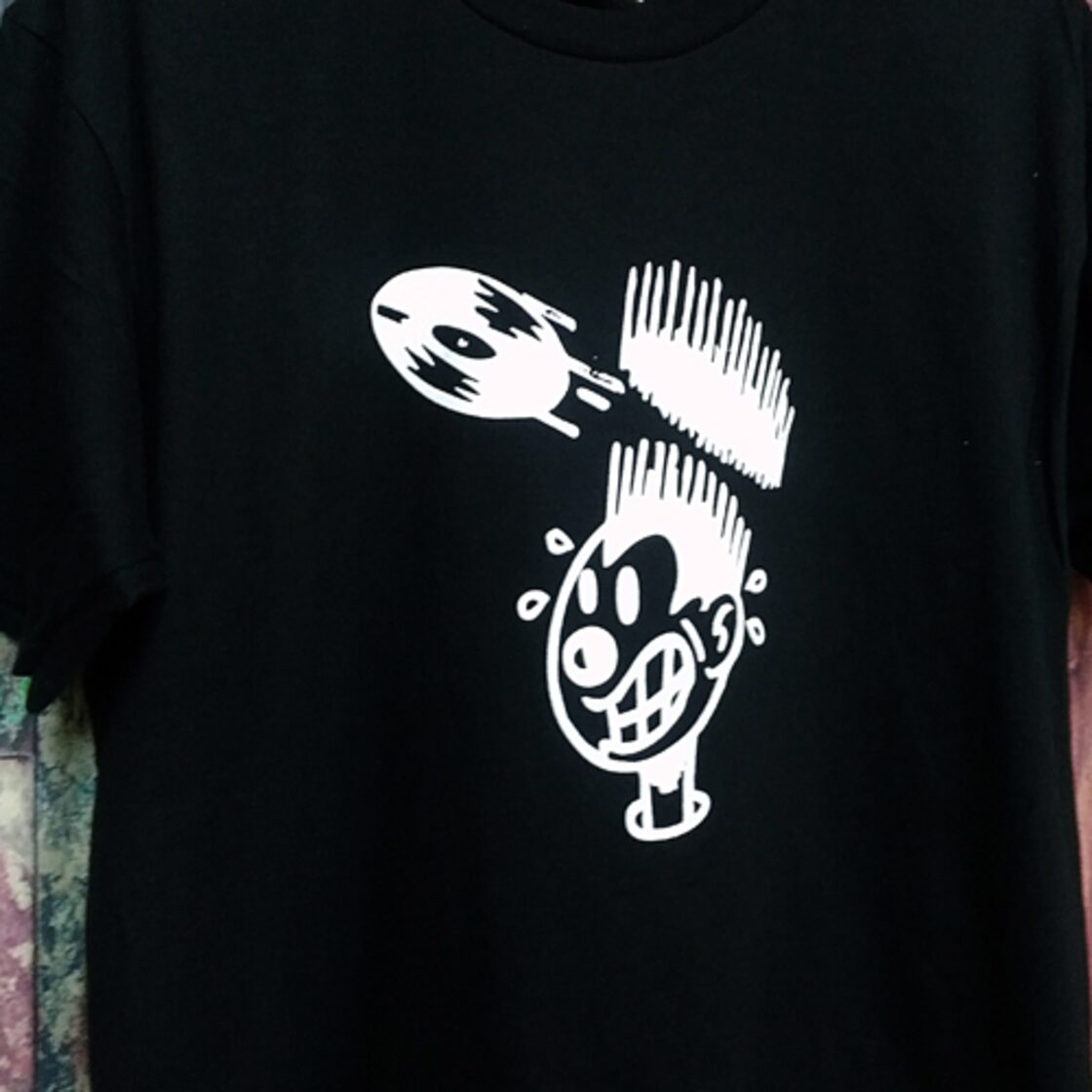 Nervous Records NY 半袖黒色 Tシャツ 選べる6サイズ S,M,L,XL,XXL 