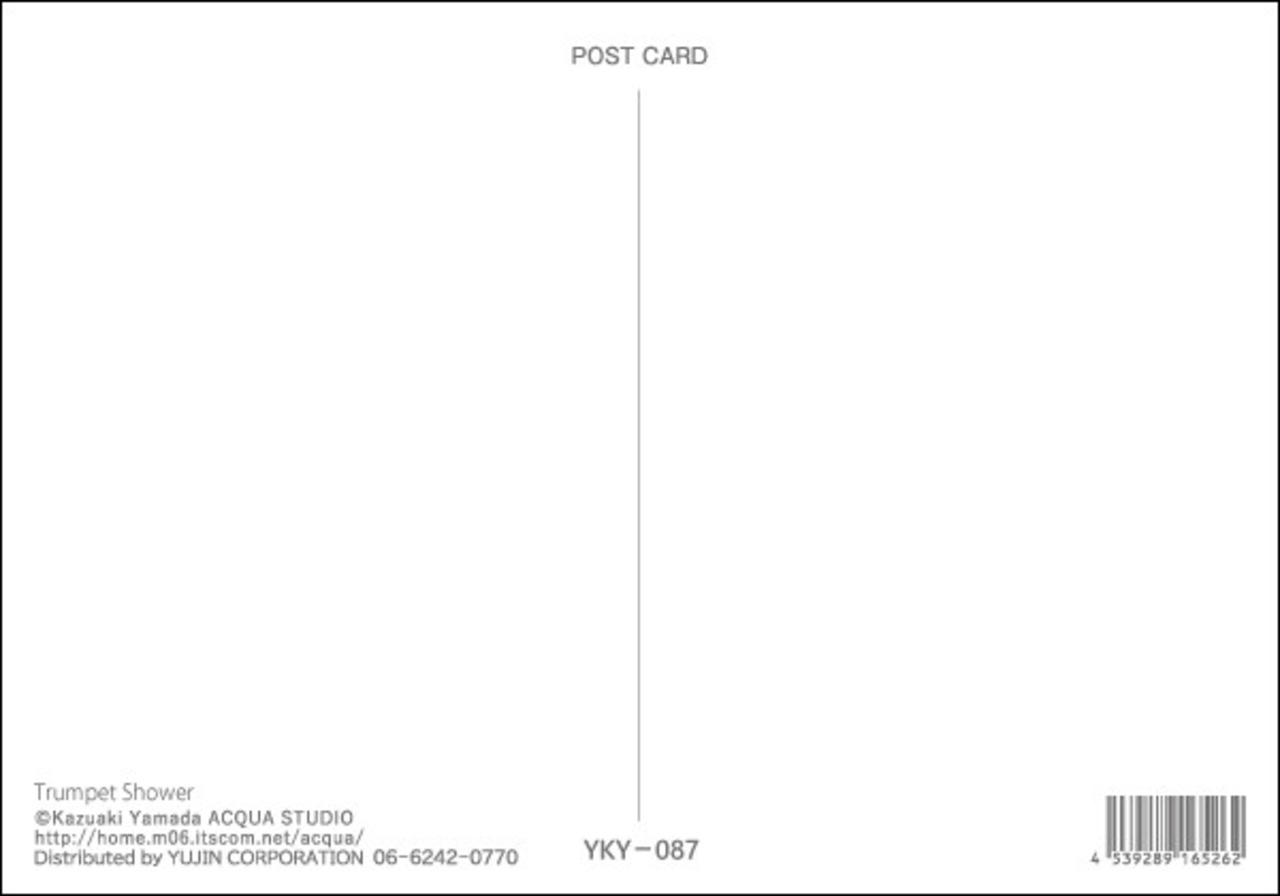 ポストカード 山田和明「Trumpet Shower」